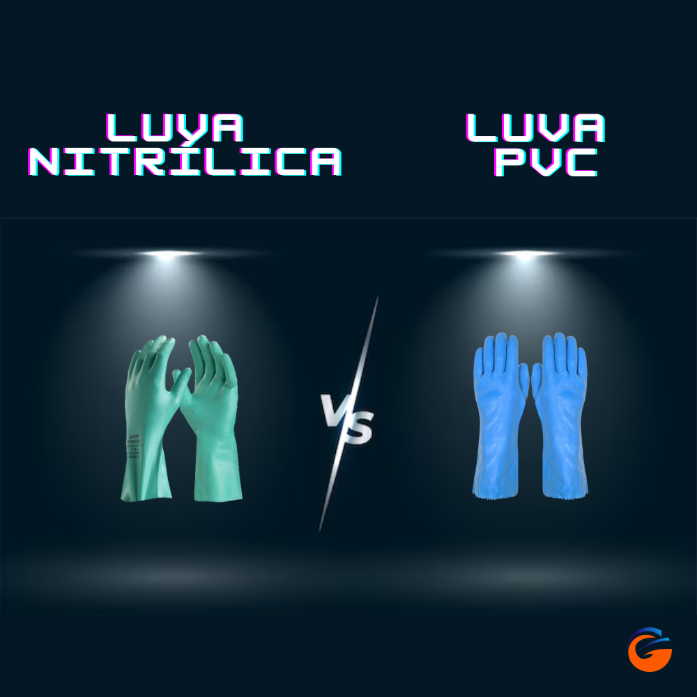 Luvas de PVC vs. Luvas Nitrílicas: O Duelo da Proteção Química